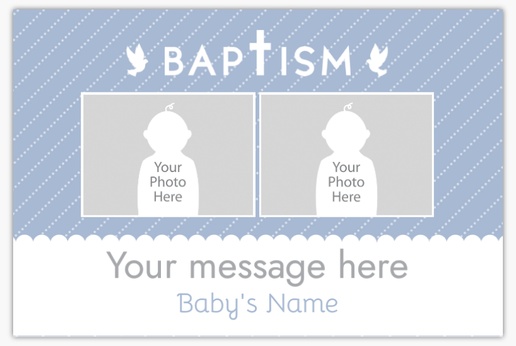 Design Preview for Baptism & Christening Lawn Signs Templates, 48" x 72" Horizontal