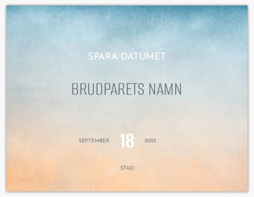 Förhandsgranskning av design för Designgalleri: Sjöfart Spara datumet-kort, 13,9 x 10,7 cm