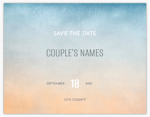Design Preview for Design Gallery: Nautical Save the Date Cards, 5.5" x 4"
