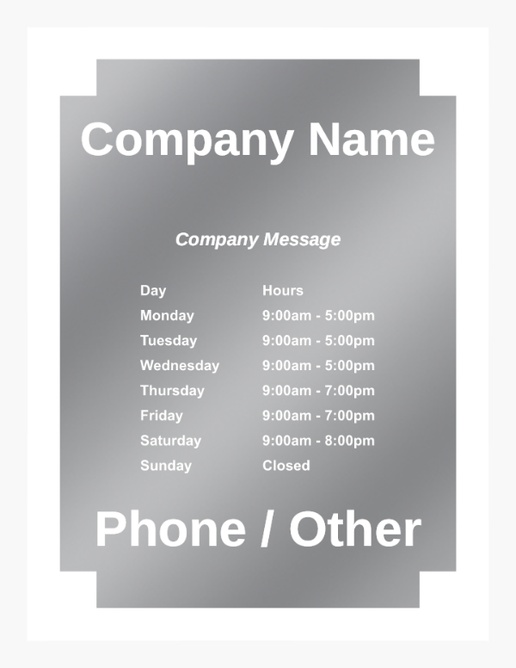Design Preview for Design Gallery: Real Estate Agents Custom Window Decals, 18" x 24" Vertical Rectangular
