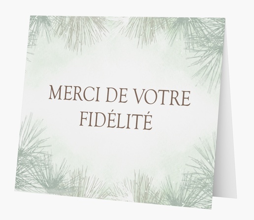 Aperçu du graphisme pour Galerie de modèles : Cartons de correspondance personnalisés, Noël, Pliées 5.5" x 4"