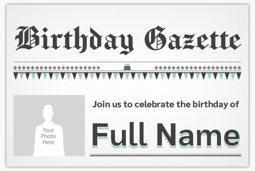 Design Preview for Adult Birthday Lawn Signs Templates, 48" x 72" Horizontal