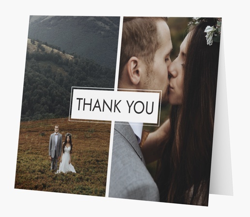 A photo 2 collage gray design for Wedding