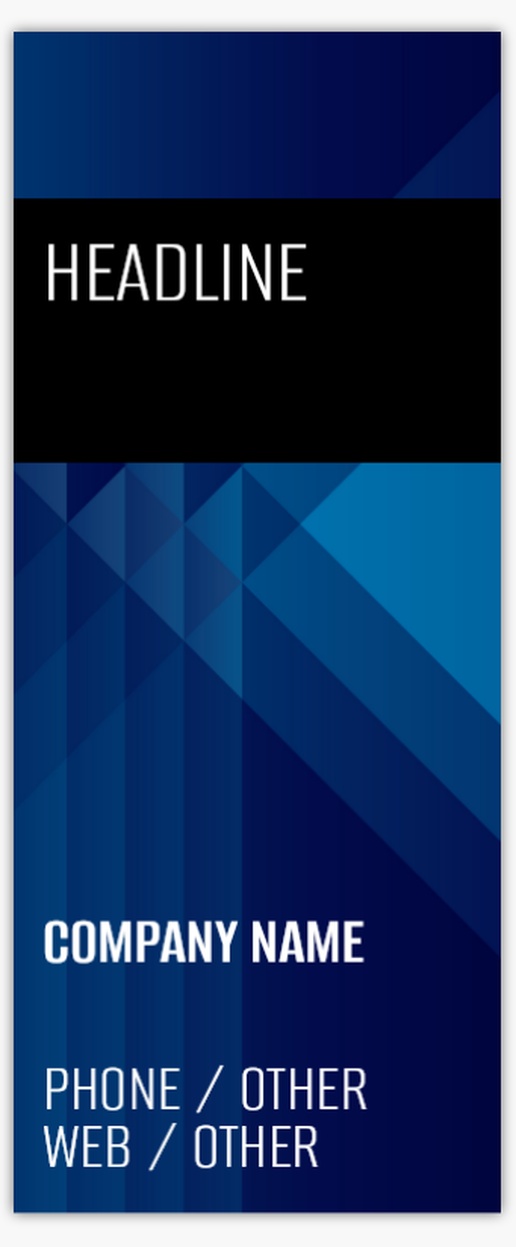 A bold sales blue black design