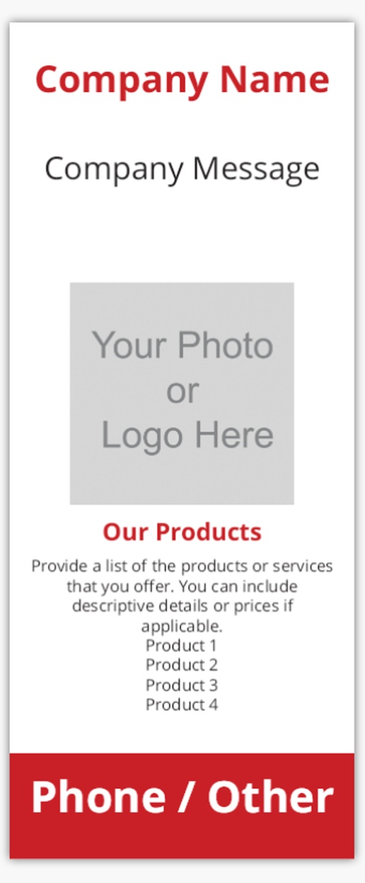 Design Preview for Retail & Sales Retractable Banners Templates, Standard Single Sided 