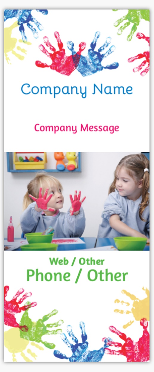 Design Preview for Education & Child Care Retractable Banners Templates, Standard Single Sided 