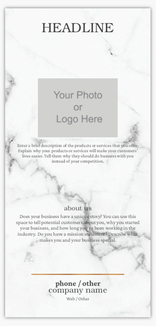 Design Preview for Design Gallery: Marketing & Communications Postcards, DL