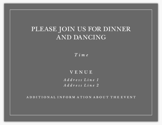 A bryllupet invitasjon svatební pozvánky gray design for Wedding