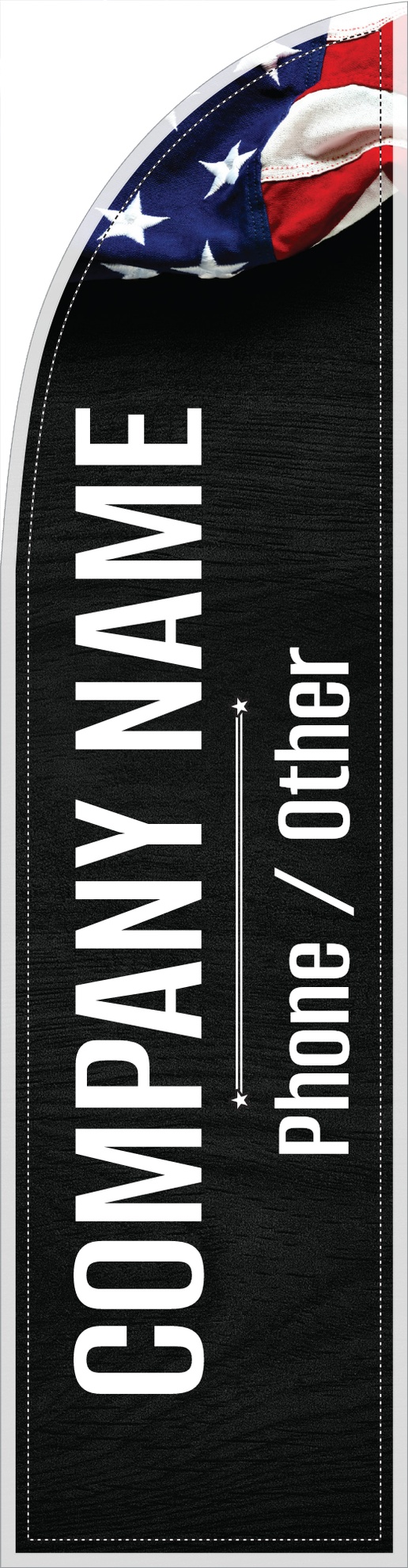 A vertical campaign black white design