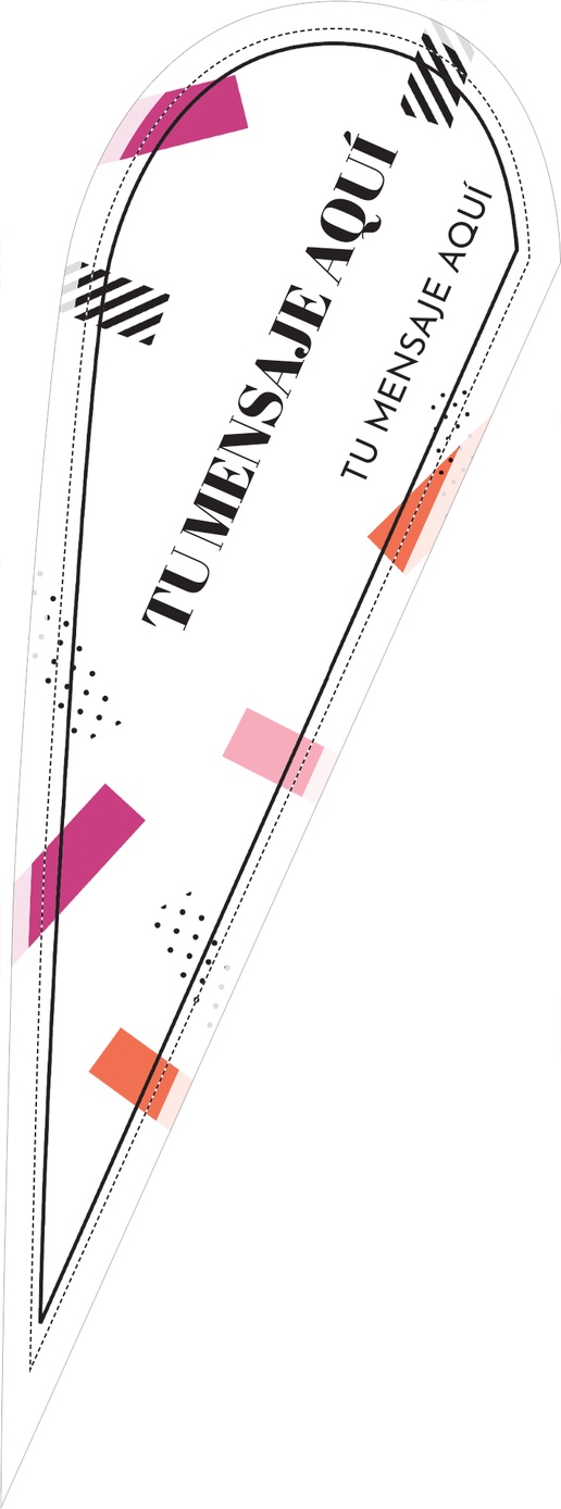 Un vertical tienda diseño negro rosa para Moderno y sencillo