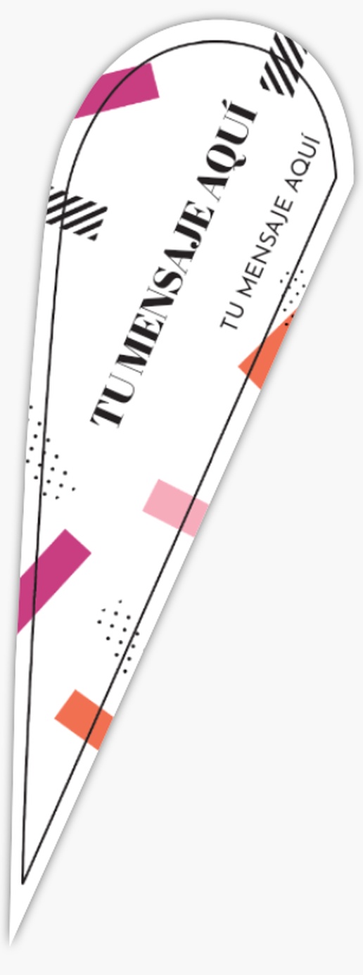 Un vertical tienda diseño negro rosa para Moderno y sencillo