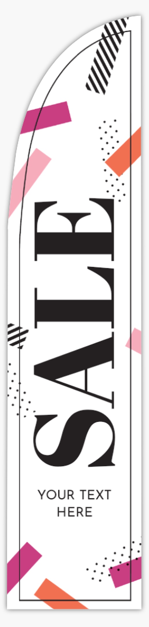 A vertical sale black pink design for Art & Entertainment