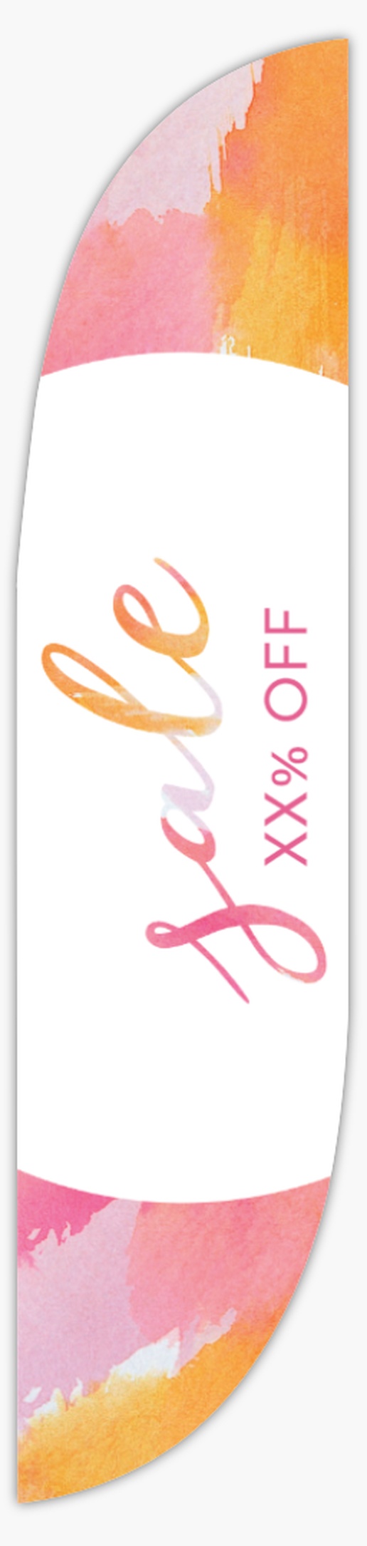 A watercolor coupon white orange design for Modern & Simple