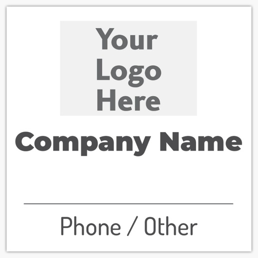 A photo logo white gray design with 1 uploads