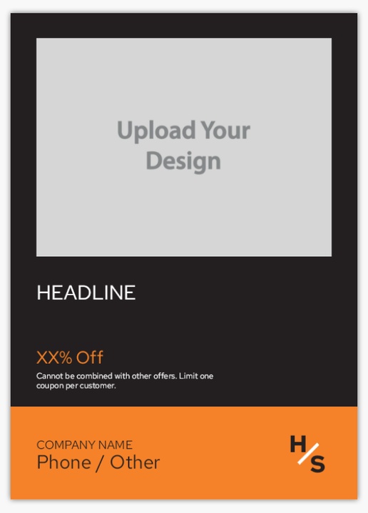 A bold foil gray orange design for Purpose with 1 uploads
