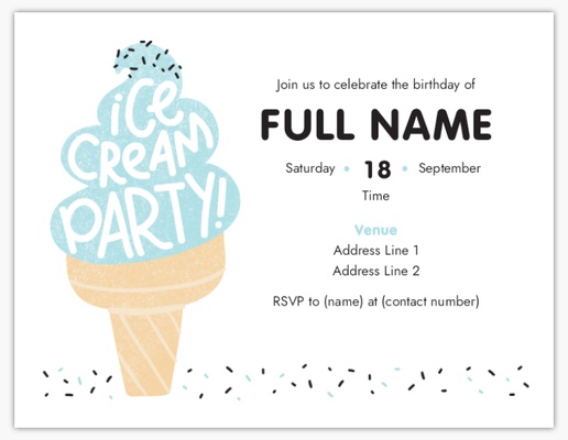 A ice cream dessert gray design for Events