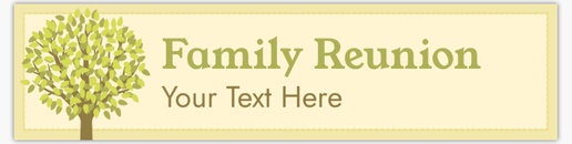 Design Preview for Family Reunion Vinyl Banners Templates, 2.5' x 10' Indoor vinyl Single-Sided