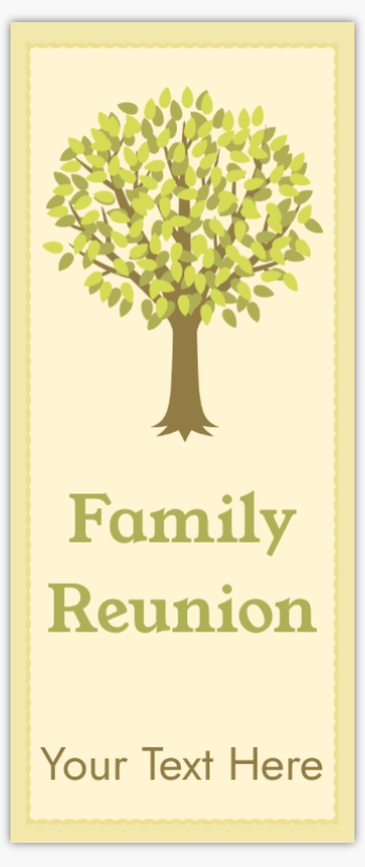 Design Preview for Family Reunion Vinyl Banners Templates, 2.5' x 6' Indoor vinyl Single-Sided