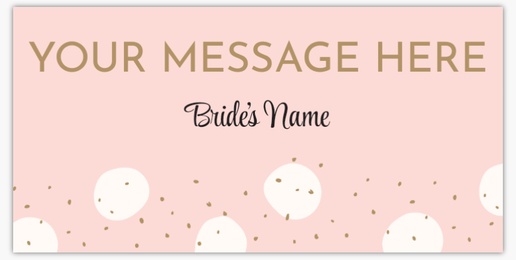 Design Preview for Bridal Shower Lawn Signs Templates, 48" x 96" Horizontal