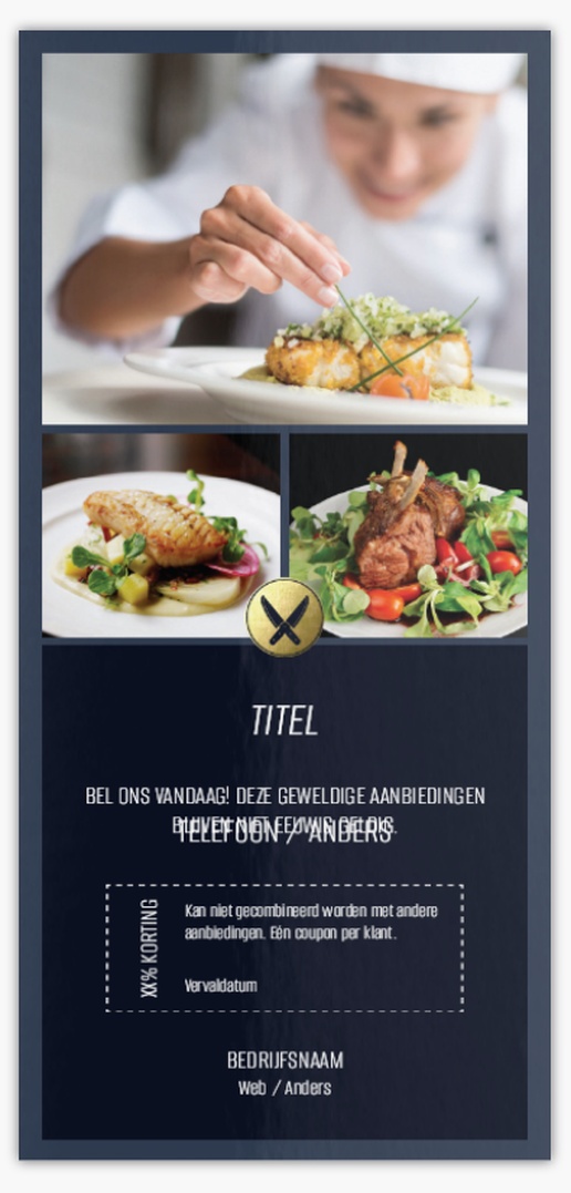 Voorvertoning ontwerp voor Ontwerpgalerij: Restaurants Ansichtkaarten, DL (99 x 210 mm)