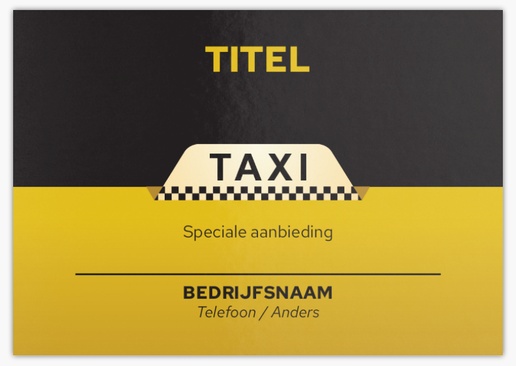 Voorvertoning ontwerp voor Ontwerpgalerij: Taxi Ansichtkaarten, A5 (148 x 210 mm)
