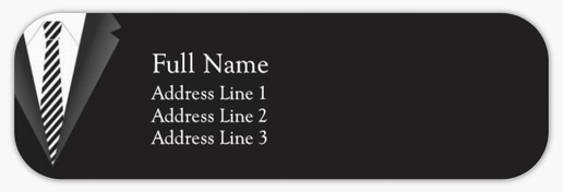 Design Preview for Business Consulting Return Address Labels Templates, White Paper