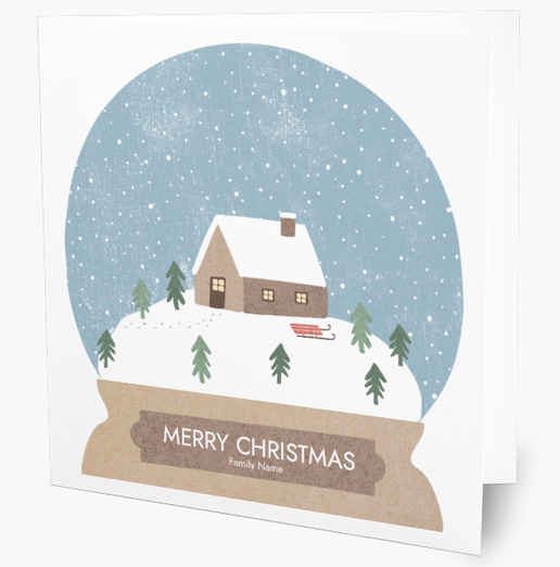 Design Preview for Design Gallery: Christmas Cards, Folded 5.5" x 5.5" 