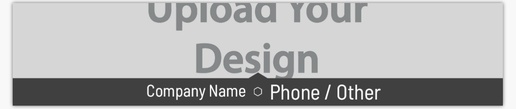 Design Preview for Design Your Own Banner, 2.5' x 12' Indoor vinyl Single-Sided