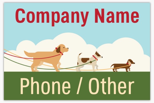 Design Preview for Dog Breeders Lawn Signs Templates, 48" x 72" Horizontal