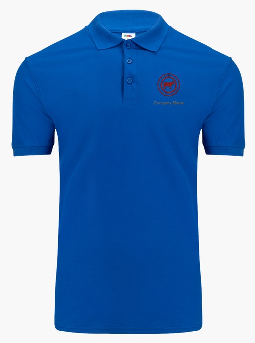 Design Preview for Design Gallery: Butcher Shops Fruit of the Loom® Polo Shirt