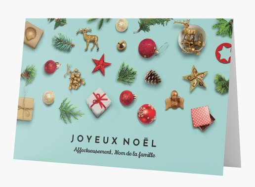Aperçu du graphisme pour Galerie de modèles : Cartes de Noël, Pliées 4,6 x 7,2 po 