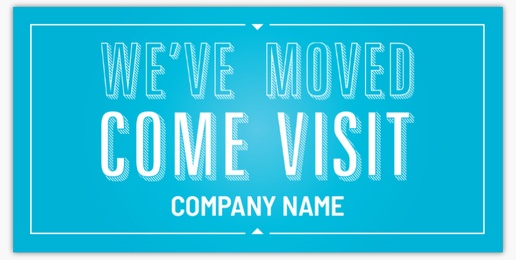 Design Preview for Design Gallery: Moving Lawn Signs, 48" x 96" Horizontal