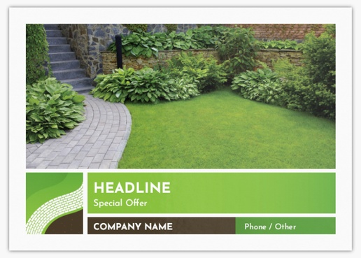 Design Preview for Design Gallery: Landscaping & Gardening Postcards, A6 (105 x 148 mm)