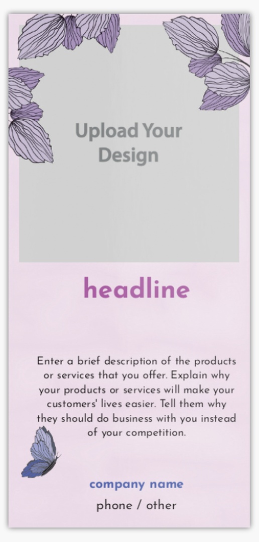 Design Preview for Design Gallery: Beauty & Spa Postcards, DL (99 x 210 mm)