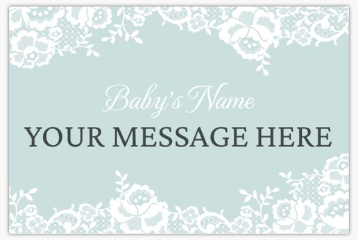 Design Preview for Design Gallery: Baptism & Christening Lawn Signs, 48" x 72" Horizontal