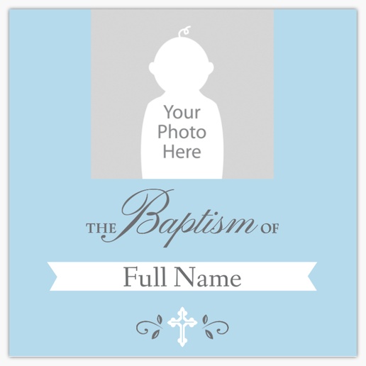 Design Preview for Design Gallery: Baptism & Christening Lawn Signs, 48" x 48" Horizontal