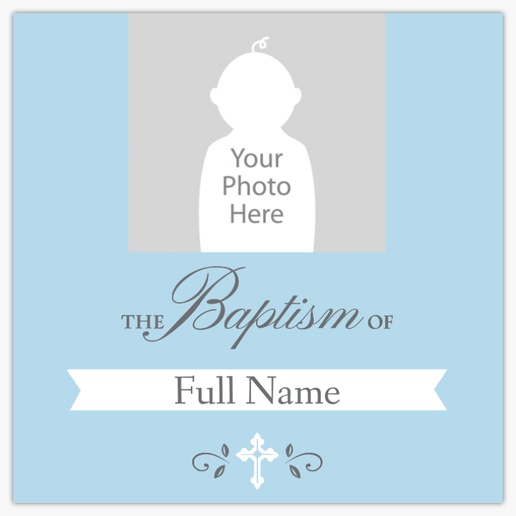 Design Preview for Baptism & Christening Lawn Signs Templates, 48" x 48" Horizontal