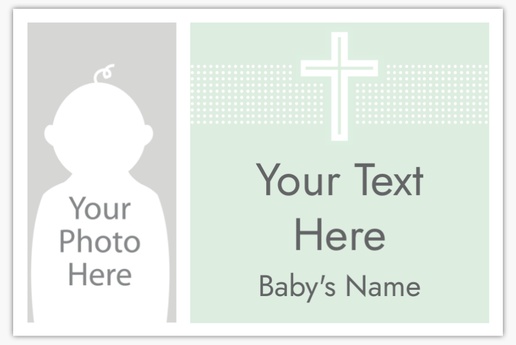 Design Preview for Baptism & Christening Vinyl Banners Templates, 4' x 6' Indoor vinyl Single-Sided
