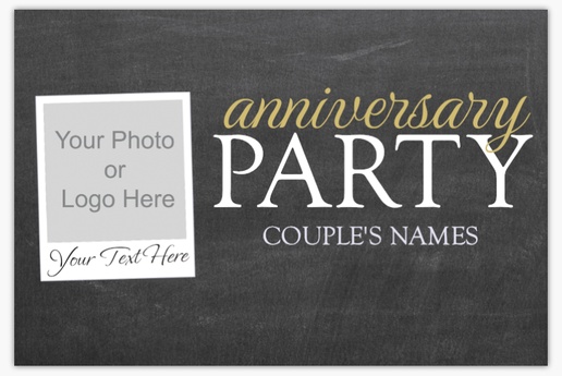 A logo anniversary party gray white design for General Party with 1 uploads
