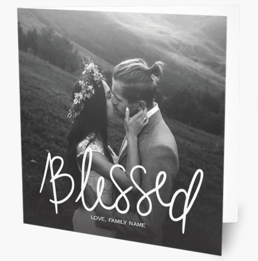 A allaboutyou blessed black white design for Greeting with 1 uploads