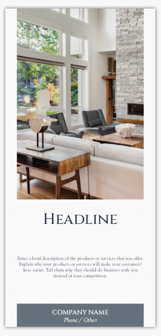 Design Preview for Design Gallery: real estate Postcards, DL