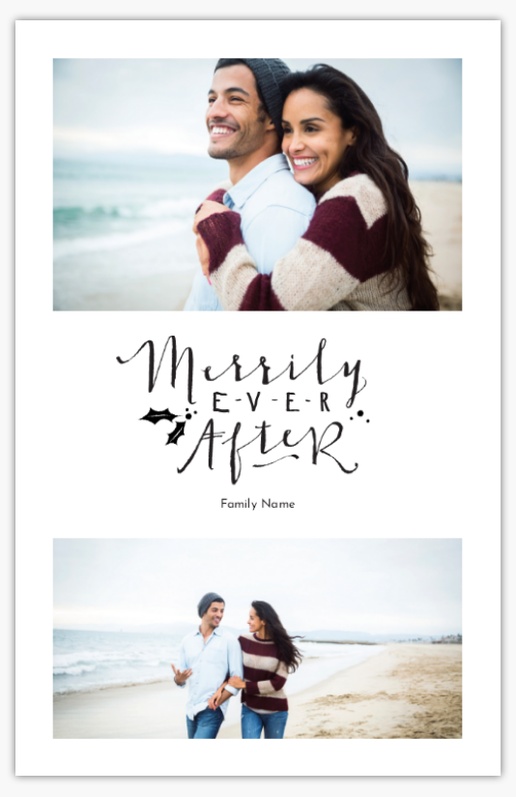 A newly married marriage white purple design for Modern & Simple with 2 uploads