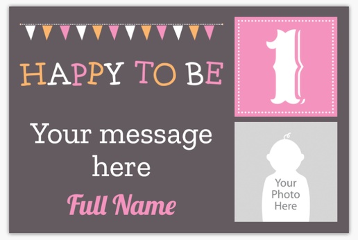 Design Preview for Milestone Birthday Lawn Signs Templates, 48" x 72" Horizontal