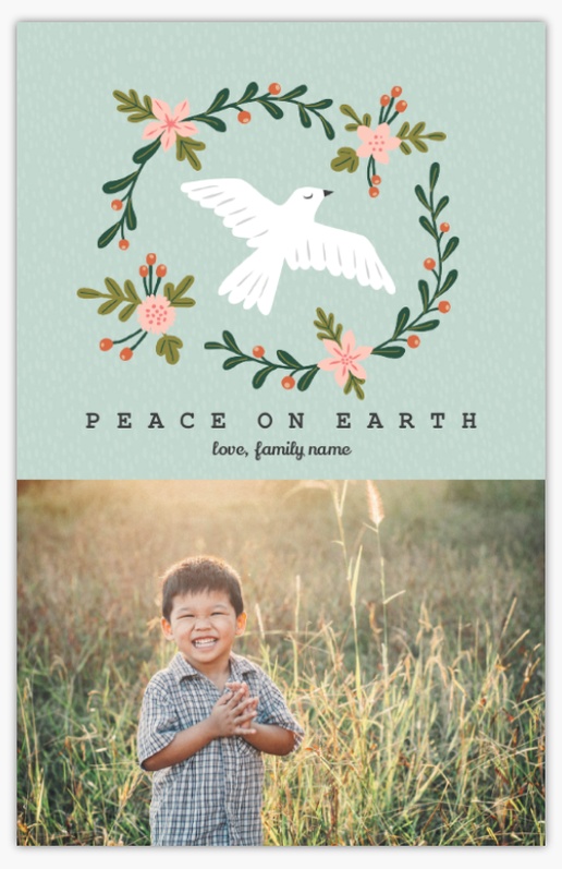 Design Preview for Design Gallery: Religious Christmas Cards, Flat 4.6" x 7.2" 