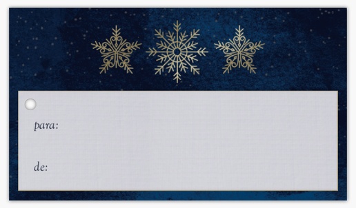 Vista previa del diseño de Galería de diseños de etiquetas colgantes para estilo clásico, 5 x 9 cm De lino