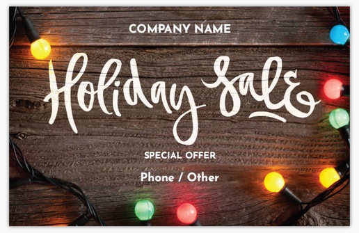 Design Preview for Holiday Custom Flyers Templates, 5.5" x 8.5"