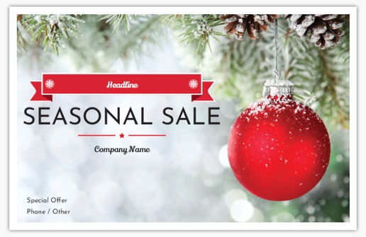 A snowy christmas sale gray design for Events