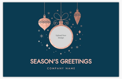 A company 1 image blue brown design for Holiday with 1 uploads