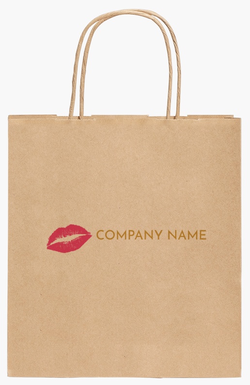 Design Preview for Design Gallery: Skin Care Standard Kraft Paper Bags, S (190 x 80 x 210 mm)