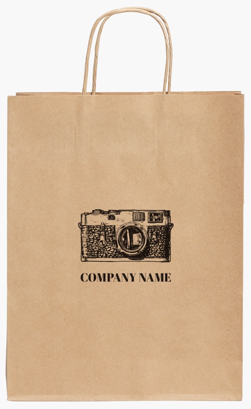 Design Preview for Design Gallery: Photography Standard Kraft Paper Bags, 240 x 110 x 310 mm